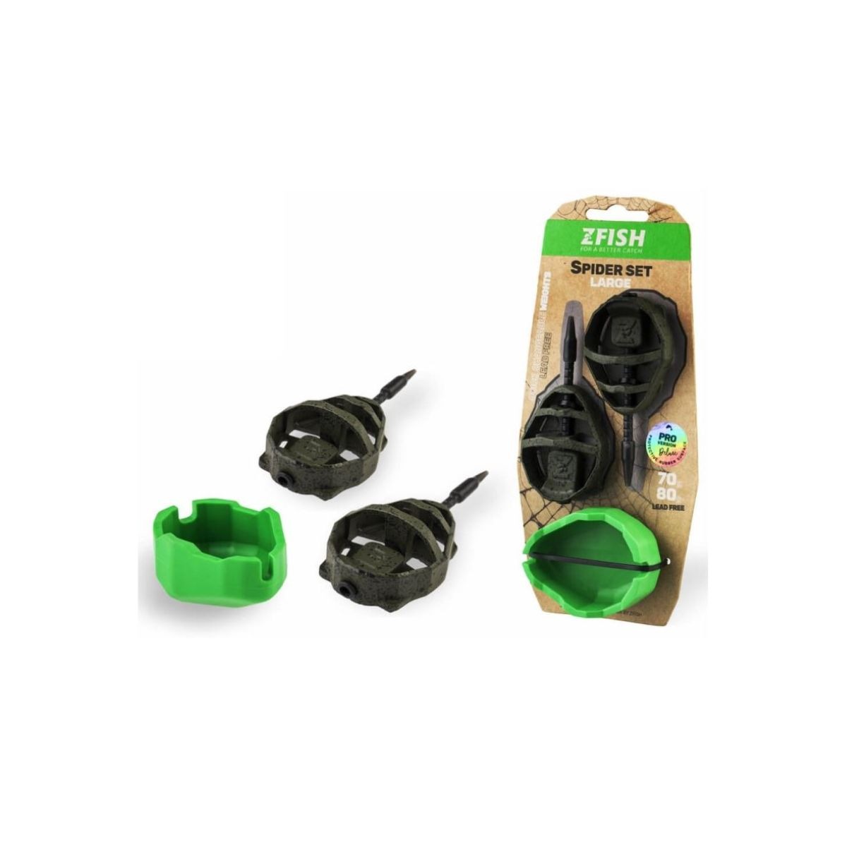 ZFISH Method Feeder Spider Set 70-80g+Modul